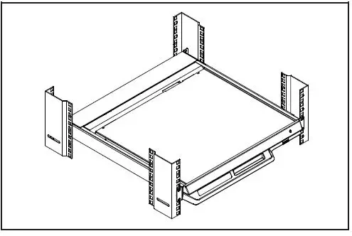 CyberView-F1417-1U-Ultra-Short-Depth-LCD-Console-Drawer-7