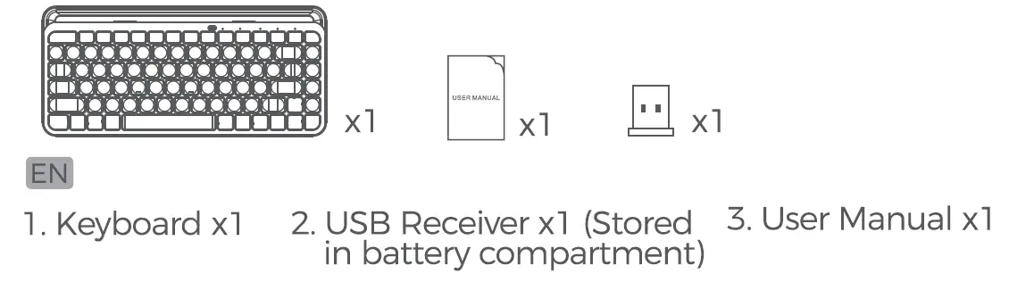 FD K911T Wireless Keyboard-1