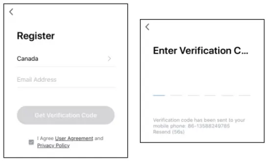 Registration process