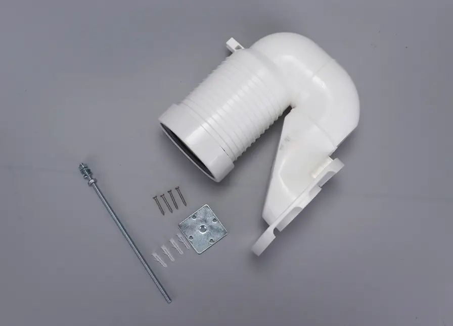 Wellis Vw00021 Plastic Flexible Drain Hose To 102mm Soil Pipe Toilet Pan Connector Instruction Manual