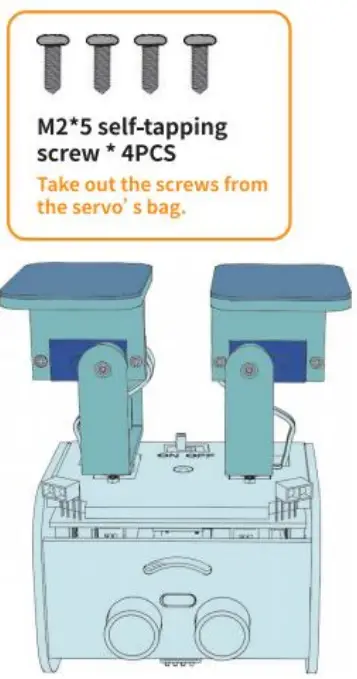 ELEGOO Penguin Bot Biped Robot Kit - 19