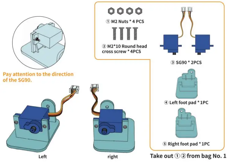 ELEGOO Penguin Bot Biped Robot Kit - 4
