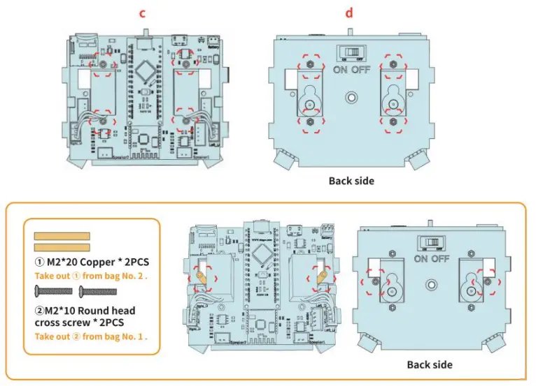 ELEGOO Penguin Bot Biped Robot Kit - 7