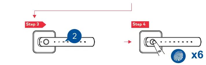 dormakaba 8452 Rose Biometric Digital Lever-11