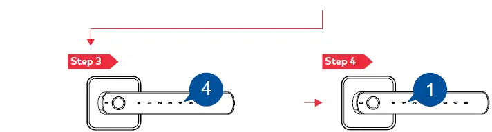 dormakaba 8452 Rose Biometric Digital Lever-20
