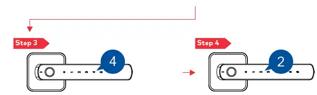 dormakaba 8452 Rose Biometric Digital Lever-23
