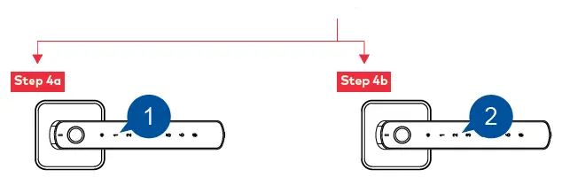 dormakaba 8452 Rose Biometric Digital Lever-24