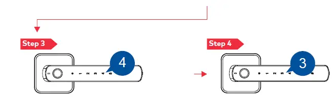 dormakaba 8452 Rose Biometric Digital Lever-26