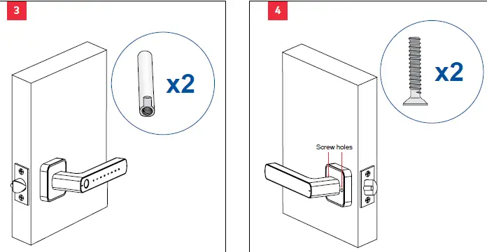 dormakaba 8452 Rose Biometric Digital Lever-4