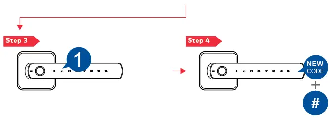 dormakaba 8452 Rose Biometric Digital Lever-8