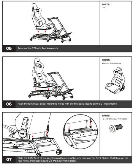 next level ERS1 Seat Racing Simulator Cockpit - figure 10