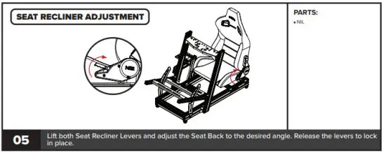 next level ERS1 Seat Racing Simulator Cockpit - figure 7