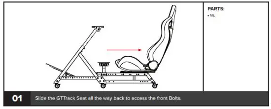 next level ERS1 Seat Racing Simulator Cockpit - figure 8