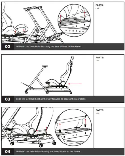 next level ERS1 Seat Racing Simulator Cockpit - figure 9