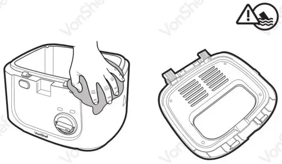 VonShef 2013375 2.5L Deep Fat Fryer - MAINTENANCE