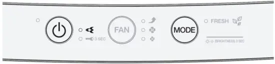 DAIKIN MC30YPVM Air Purifier - Advanced Settings