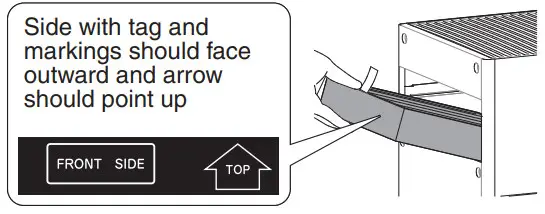 DAIKIN MC30YPVM Air Purifier - Attaching 3