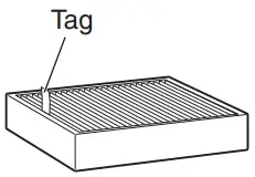 DAIKIN MC30YPVM Air Purifier - Dust collection filter