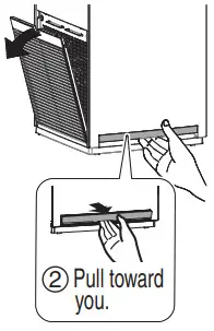 DAIKIN MC30YPVM Air Purifier - Removing