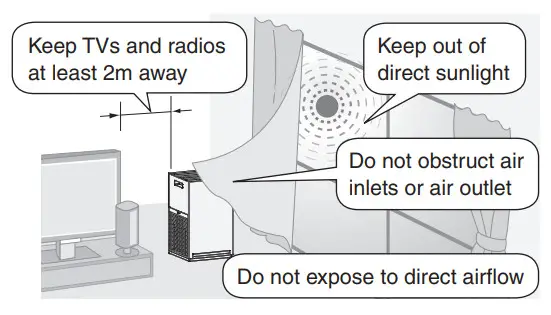 DAIKIN MC30YPVM Air Purifier - ultrasonic humidifi