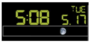 PEREL WC224 WiFi Weather Station with Outdoor Unit User Manual - Time Date