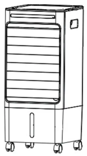 COSTWAY ES10011US WH Evaporative Cooler