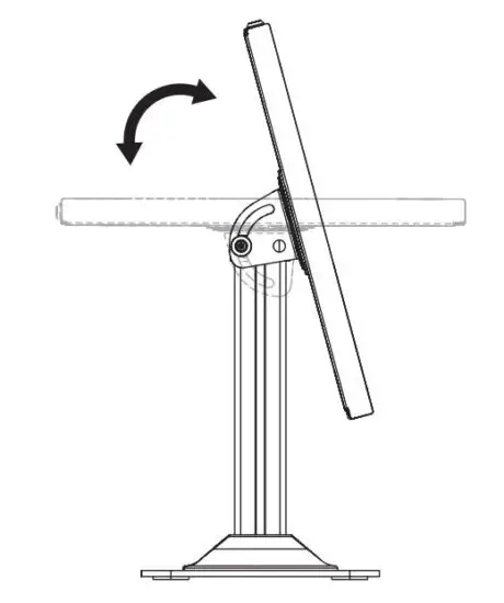 FIG 15 Adjust the mount to your desired position