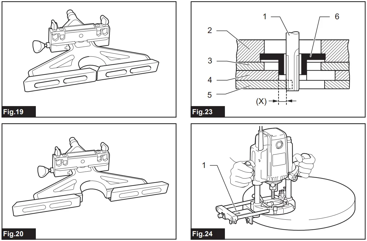 makita RP1802 1850 W Electric Routers - Fig 6