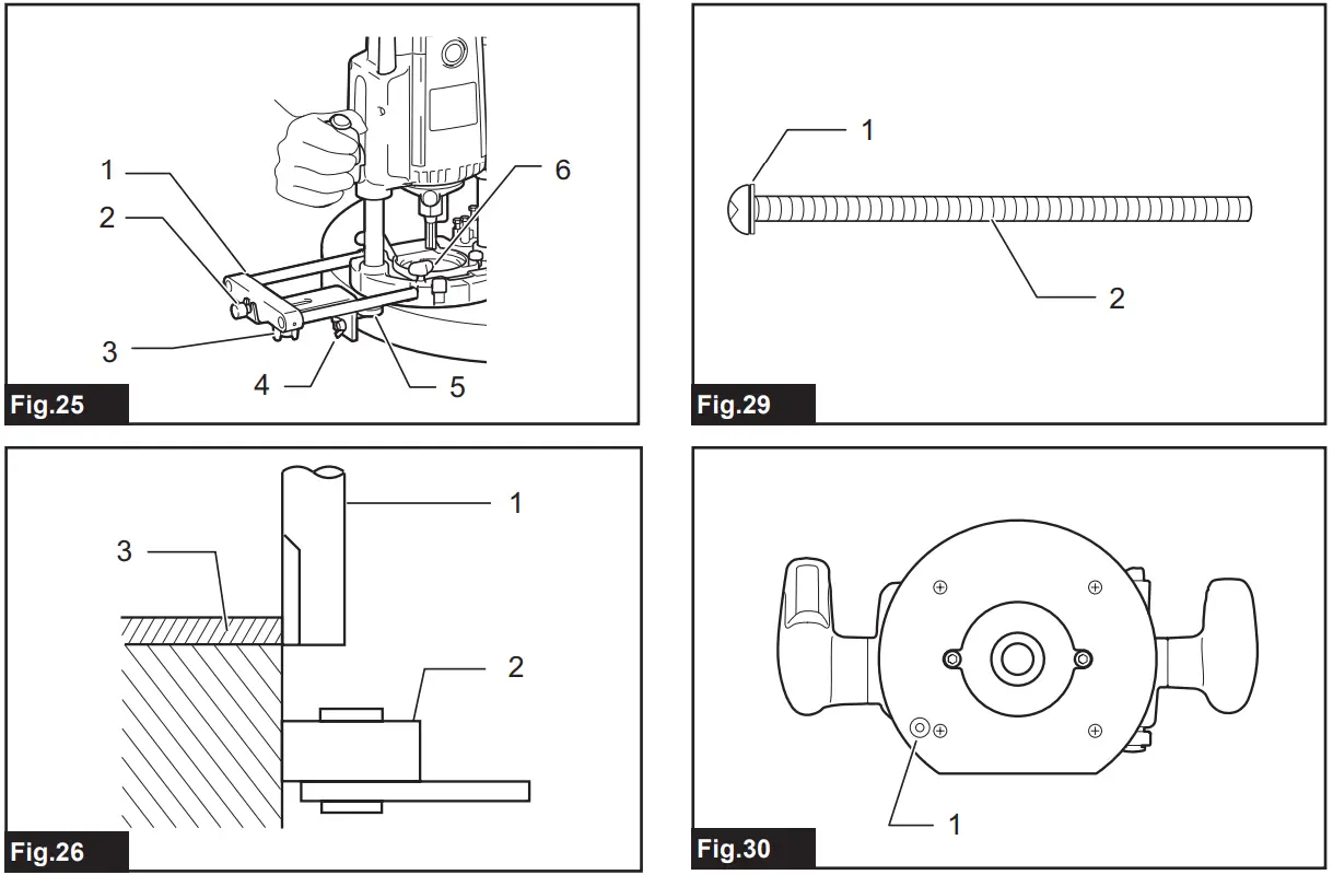 makita RP1802 1850 W Electric Routers - Fig 7