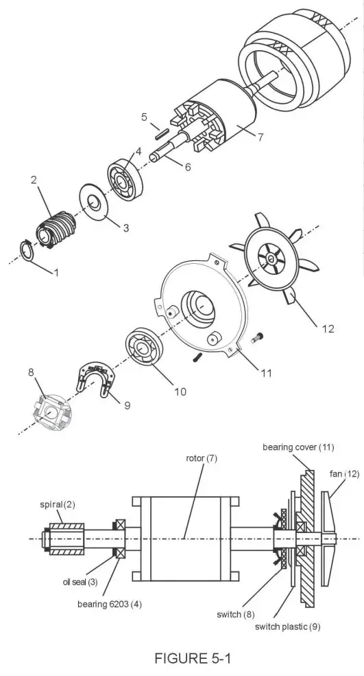 AVANTCO MX10 Gear Driven 10 Quart Commercial Mixer - FIGURE 5