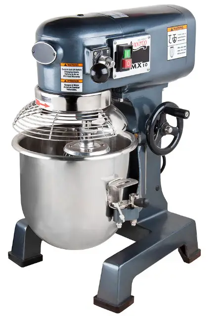 AVANTCO MX10 Gear Driven 10 Quart Commercial Mixer