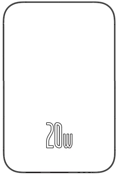 Baseus PPCXW06 Wireless Fast Charger Power Bank 6000mAh