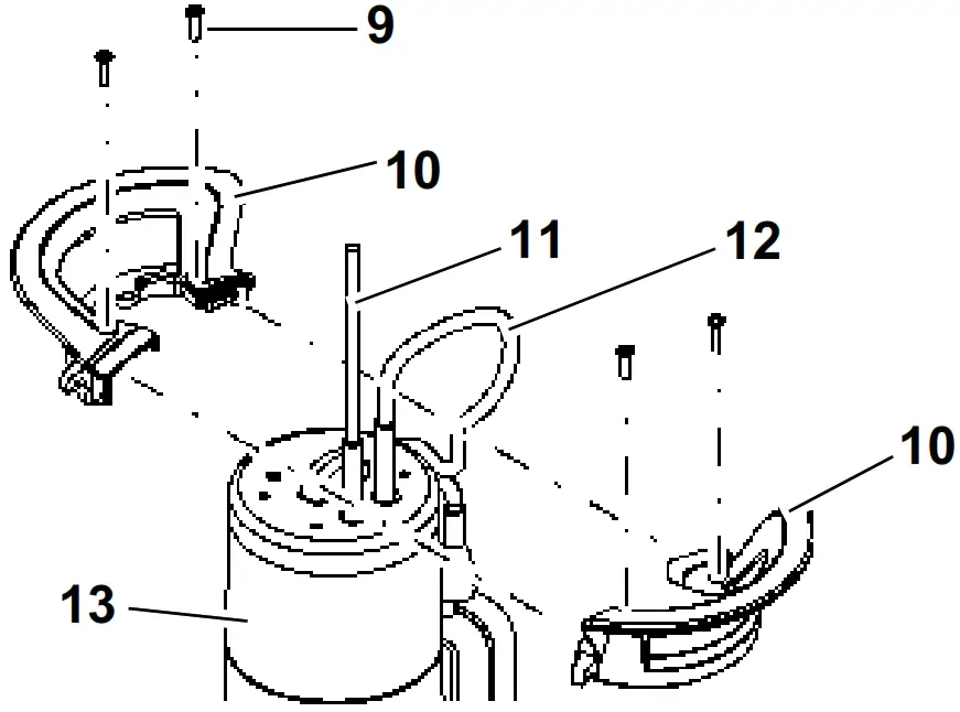 metabo TP 6600 Clear Water Submersible Pump - Assembling