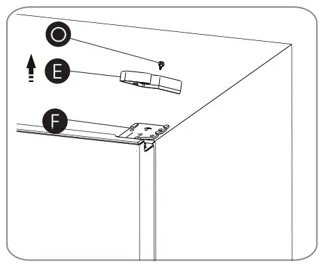 Hisense RB17A2CSE 17 0 cu ft Counter Depth Bottom Mount Refrigerator- FIG12