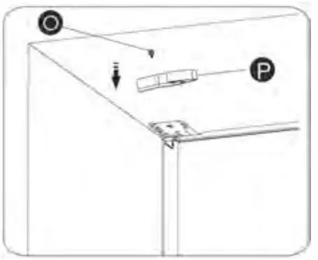 Hisense RB17A2CSE 17 0 cu ft Counter Depth Bottom Mount Refrigerator- FIG19