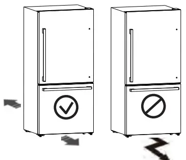 Hisense RB17A2CSE 17 0 cu ft Counter Depth Bottom Mount Refrigerator- FIG3