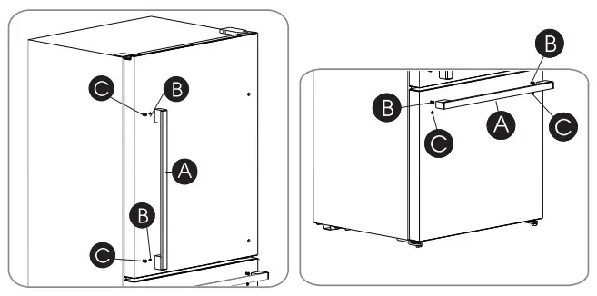 Hisense RB17A2CSE 17 0 cu ft Counter Depth Bottom Mount Refrigerator- FIG6