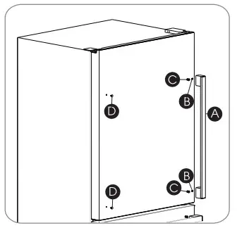 Hisense RB17A2CSE 17 0 cu ft Counter Depth Bottom Mount Refrigerator- FIG7
