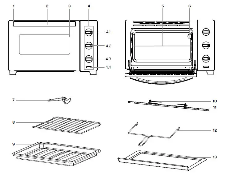 INVENTUM OVCB30 Freestanding Oven 1