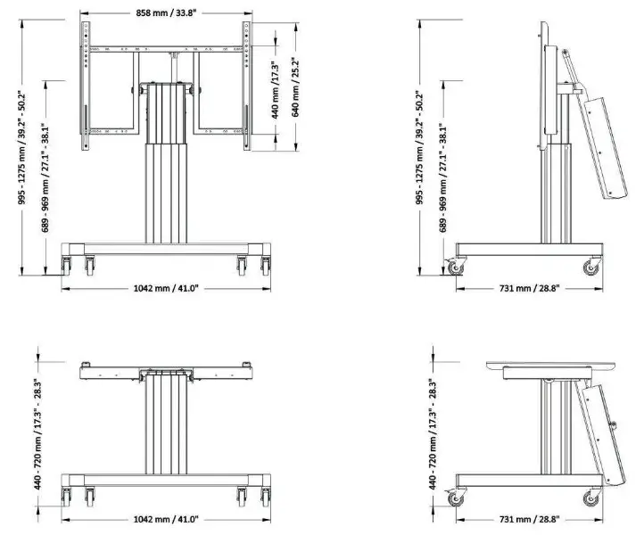 Neomounts PLASMA M2550T Floor Stand - cover