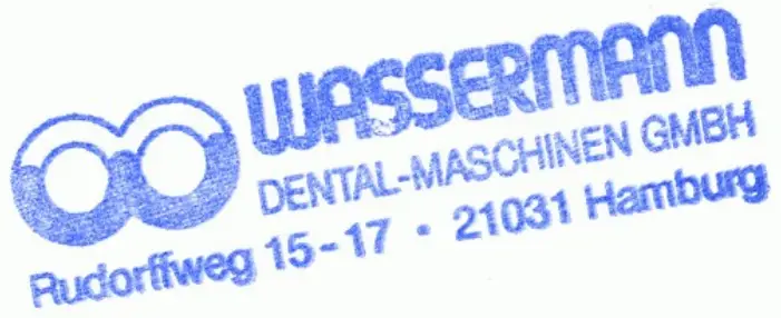 wassermann 160-T95 Pressure Polymerisation Automat Compactor - stamp