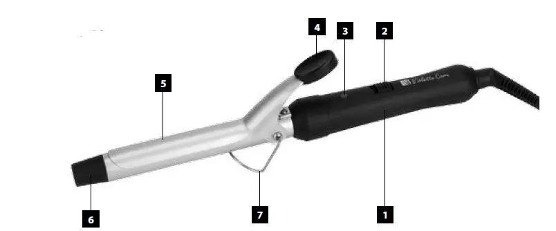 concept KK 1100 Hair Curler-fig1