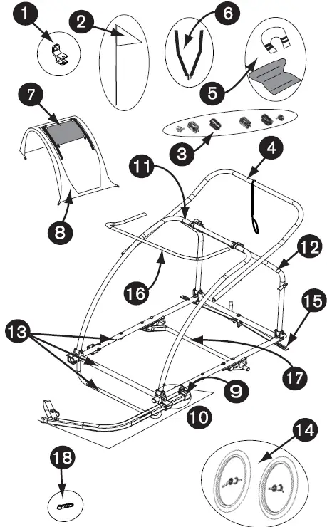 BURLEY 766981 Solo 2008 Child Trailer 18