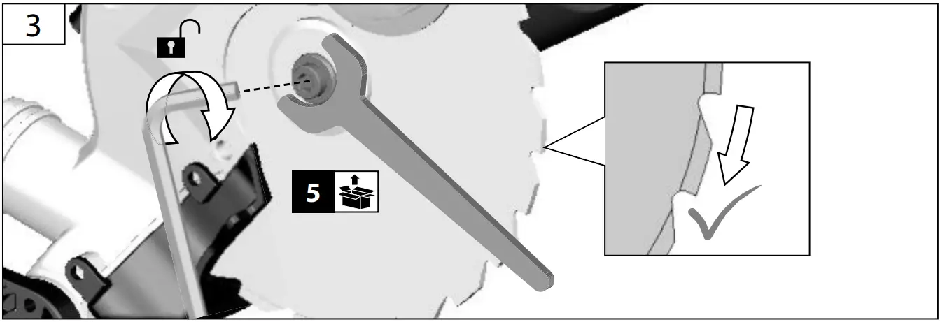 Starting-up the machine