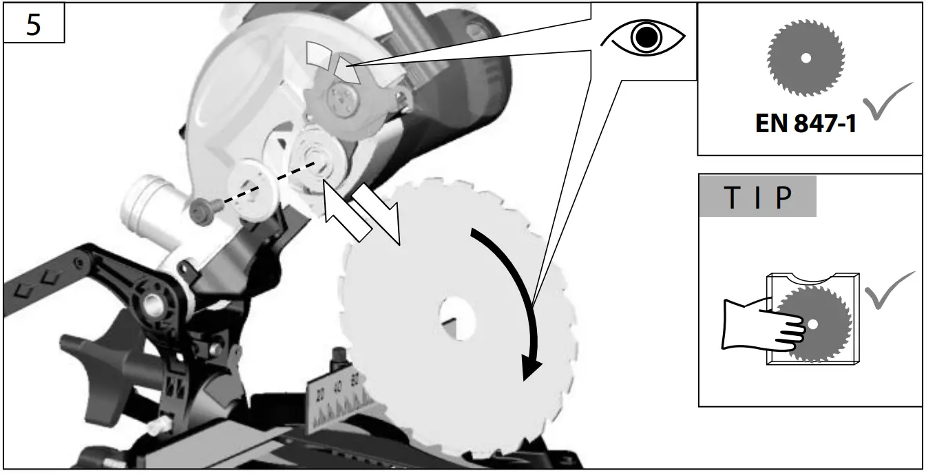 Starting-up the machine