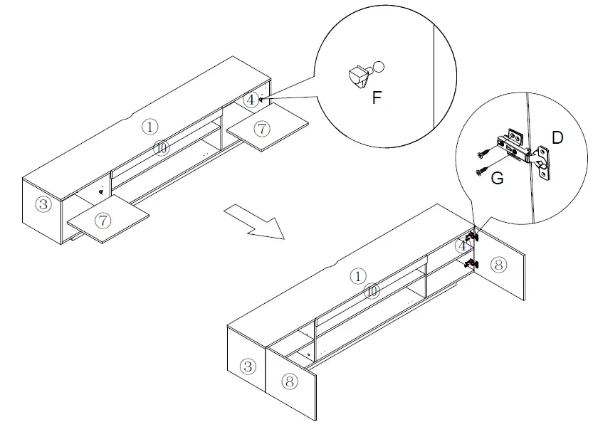 thdstatic-Wood-White-TV-Stand-with-2-Storage-Doors-Fits-fig-11
