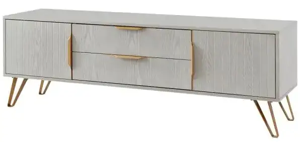 thdstatic-Wood-White-TV-Stand-with-2-Storage-Doors-Fits-product