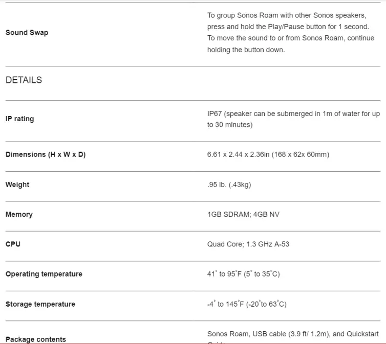 SONOS ROAM1US1 Portable Smart Speaker-FIG17