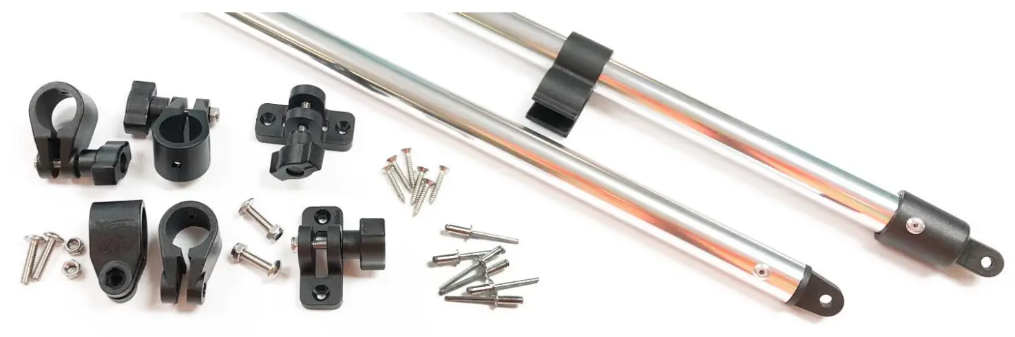 Seamax Marine 11001017 Bimini Rear Support Pole Set