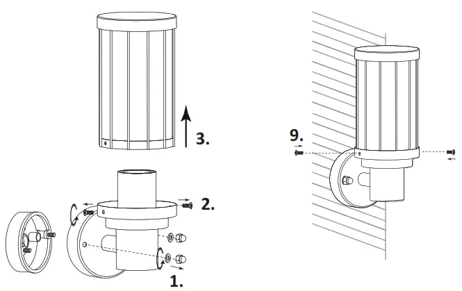 Sanico FIORD 312327 Outdoor Floor Lamp - fig1